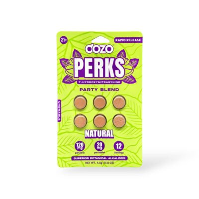 Dozo Perks 7-hydroxymitragynine 20mg Party Blend Natural