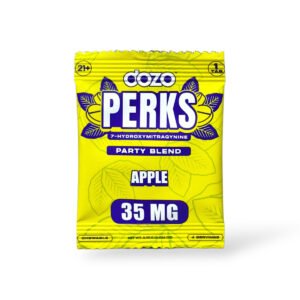 Dozo Perks 7-hydroxymitragynine Party Blend Apple 35mg Per Tablet