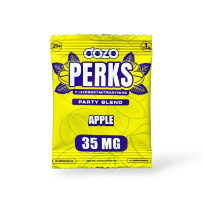 Dozo Perks 7-hydroxymitragynine Party Blend Apple 35mg Per Tablet