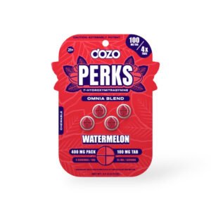 Dozo Perks Extreme Potency 7-OH Omnia Watermelon 100mg Per Tablet