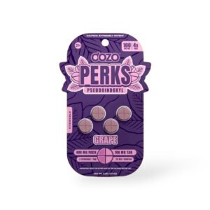 Dozo Perks Extremely Potent Pseudoindoxyl Chewable Tablet Grape 100mg Per Tablet