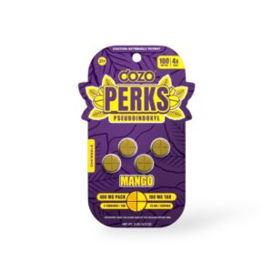 Dozo Perks Extremely Potent Pseudoindoxyl Chewable Tablet Mango 100mg Per Tablet