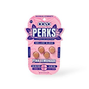 Dozo Perks Maximum Strength 7-OH Mellow Blend Pink Lemonade 50mg