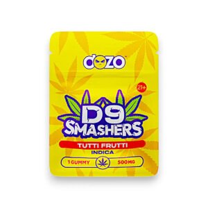 Dozo D9 Smashers Tutti Frutti 500mg Indica Gummies 1ct
