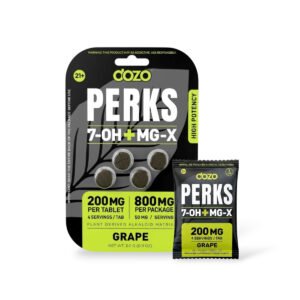 dozo Perks 7-OH + MG-X Chewable Tablets Grape 200mg