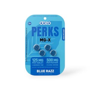 dozo Perks MG-X Chewable Tablets Blue Razz 125mg