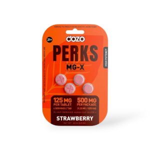 dozo Perks MG-X Chewable Tablets Strawberry 125mg